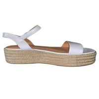 Audebane žene lagane pojaseve za gležnjeve Espadrilles Sandal Work Platform sandale Ljeto Udobne cipele