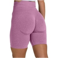 Joga kratke hlače za žene Tummy Control High Struk Bikerske kratke hlače Vježba vježbanje Podizanje ženske kratke hlače na klirensu