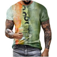 Amidoa muns majica Grafički tee stilski casual kratkih rukava šareno print Streetwear TOP ljetni majica