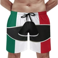 Muška meksiko-zastava-meksička-zastava-Sombrero Brze šorc suhog daske sa mrežnim oblogom kupaći kostim