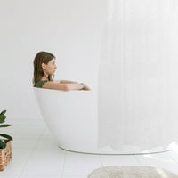 Tuš za zavjese Kupatilo Vodootporno Liner Privatnost Očišćavanje Clear Bath Prozirni poklopac Cvjetni WC pruge trake duge