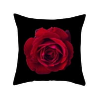 Moocrvic Valentinovo bacaju jastuk za jastuk Love Ispisana breskva kože kauč jastučni poklopac dekor