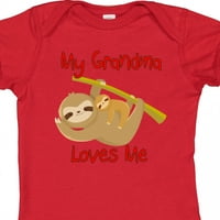 Inktastic moja baka voli me Sloth poklon baby boy ili baby girl bodysuit