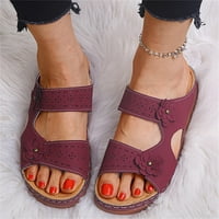 jsaierl ženske sandale za cvijeće klinac luka potporna papučica Dressy ljetni široko širine sandale