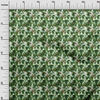 Onuoone Georgette viskoza zelena tkanina Tkanina i boja tkanina za šivanje tiskane ploče od tiskane od dvorišta široko