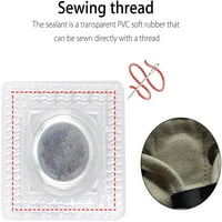 20pairs Hidden Sew Magnetic Snap Nevidljivi skriveni šivanje u PVC skrivenoj tašnici zatvarači za pričvršćivač torbica za vezanje Krpa za platnu