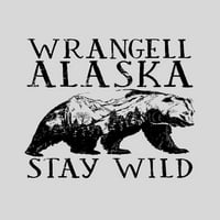 FL OZ keramička krigla, Wrangell, Aljaska, medvjed, ostanite divlji, perilicu posuđa i mikrovalne pećnice