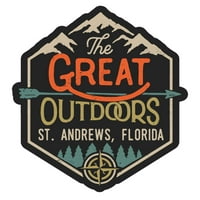 St. Andrews Florida The Great na otvorenom dizajn naljepnica vinilne naljepnice
