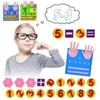 Kid Montessori igračke osjetile su brojeve prstiju matematička djeca koja broji učenje mališana O8M9