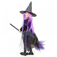 Uvlačiva plastična Halloween Witch Broom rekvizite neto predirci za vješticu za Noć vještica kostim