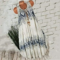 Giligiliso nose do radne haljine za žensko čišćenje dame modne ljetne okrugle vrat casual haljina od ruka s rukavima