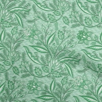 Onuoone Georgette viskozsko more Zelena tkanina Azijska cvjetna haljina Materijal tkanina za ispis tkanina