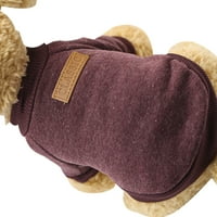 Multi boje kućnog ljubimca pasa jakna Zimska jesenska odjeća toplo štenad mačji džemper odijelo odjeća