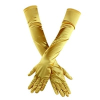 Wendunide rukavice rukavice ženske duge satenske rukavice dužina lakta 1920s operna plesne rukavice