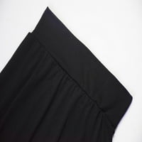 Suknje za žene ženske dame čvrstog visokog struka Comfort Bodycon Stitchhing duge maxi suknje ženske