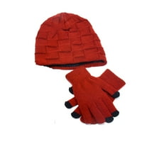 Šešinski muški škak pleteni šal pleteni zimski topli vjetrovitni muški šešir zimskih rukavica trodijelni