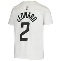 Mladi Nike Kawhi Leonard White La Clippers Naziv i broj performansi majica
