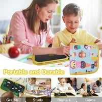 Pisanje tableta Toddler Doodle ploča, šarena tableta za crtanje, elektroničke jastučiće za brisanje, obrazovno i učenje dječje igračke za godinu starih dječaka i djevojaka - Style4