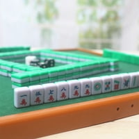 Dcenta Mahjong set sa sklopivim mahjong tablicom prijenosni mah Jong set za putovanja Pribor za zabavu