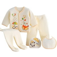 Oprema 0- mjeseci proljeće jesen Novorođenče Dječji odjeća pamuk + hlače + šešir + bib Kids Boys Girls