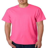 G teška pamučna majica za odrasle - Sigurnost Pink-Medium