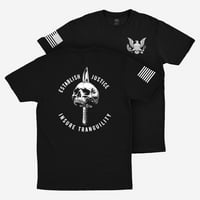 Tactical Pro opskrba patriotske majice, uspostaviti pravdu Muška američka košulja za zastavu, izrađena