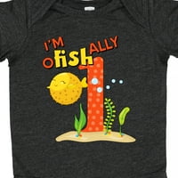Inktastic Ja sam O-Fish-Ally One - Slatka puffer riba prvi rođendanski poklon Dječak ili dječji dječji dječak