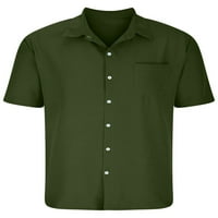 Rejlun muns tops rever izrez bluza kratki rukav Ljetne košulje za muškarce Ležerne prilike za svakodnevnu