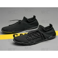 Lacyhop muškarci tenisice čipke up up casual cipele za prozračne cipele na otvorenom elastični modni