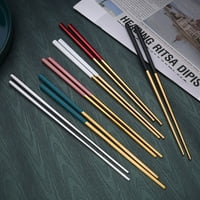 Pari set štapići od nehrđajućeg čelika, metalni štapići