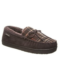 Bearpaw Muški čokoladni multi pleteni moc II papuče, veličine 8.5