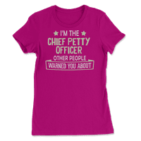 Smešna šefa majica sa sitnim oficirom - Ostali su vas upozorili o tome