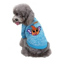 Džemper za pse Halloween tiskani kućni ljubimci za kućne ljubimce odjeću mekana udobna pasa odjeća