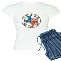 Cafepress - Teksas kovano željezo štala ART PAJAMAS - Ženska lagana pidžama
