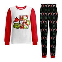 Grinch Božićne pidžame za obitelj podudaranje PJS set - Porodični Božić PJS Usklađivanje setsholiday Home Xmas Porodična spavaća odjeća Set za muškarce Žene Djeca dječji psi Božićni odmor