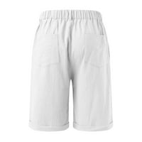 Prime Day Cleance, muške kratke hlače u boji Ležerne prilike ljetne plaže Posteljina od pamuka s džepovima