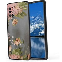 Kompatibilan je sa Samsung Galaxy A 4G futrolom telefona, cvijeće-stand-cover-za kućište za silikon