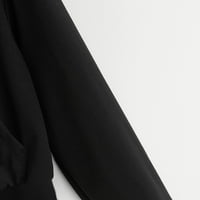 Iopqo duksevi za žene kapuljač kapuljača sa kapuljačom, duge majice sa kapuljačom dugim majicama na vrhu ženske ženske bluze ženske vrhove