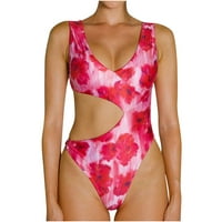 Zkozptok Ženska odjeća za kupalište Spolete cvjetni tisak bikini kupaći kostimi kupaći kostim Tržni