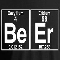Element pivske majice Science Periodic Stol Smiješan grafički tee