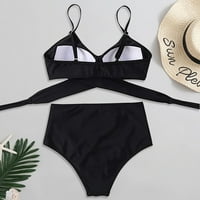 Bacocc bikini setovi za žene Soild Print bikini set push up kupaći kupaći kostimi s kupaćim kostimima