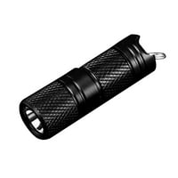 AUOUSIN XPG LED kamp Pocket baklja 120LM ručni mini ključ svjetiljka crna