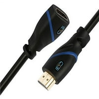 30ft brzi HDMI kabl mužjak za žene sa Ethernet crnim nosačima 4K 30Hz, 3D, 1080p i audio povrat CNE515540
