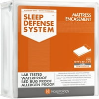 HosmenOlogy Sleep Sustav odbrane Madrac Encasement Vodootporni krevet Oko zatvarača zaštitnika 78 W