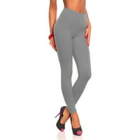 Daqian Womens Plus veličine hlače za čišćenje sportova fitness hlače Ženska uska breskva HIP Yoga hlače