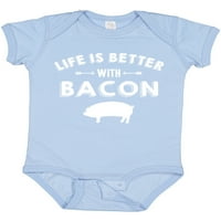 Inktastični život je bolji s poklonom Bacon-a Baby Boy ili Baby Girl Bodysuit