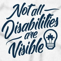 Nisu svi invalidnosti vidljive muške grafičke majice Tees Brisco marke M
