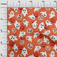 Onuone pamučne kambrične bombone crvene tkanine Halloween tkanina za šivanje tiskane plafne tkanine pored dvorišta