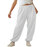 Capreze visoki struk jogger Dukseri sa džepovima za žene Ženske kauzalne labave hip hop hlače cool djevojke