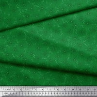 Soimoi zelena poliester Crep tkanina četkica sažetak apstraktni print šivanje tkanine dvorište široko